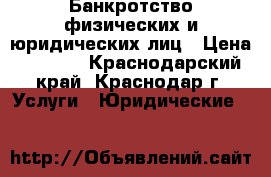 Банкротство физических и юридических лиц › Цена ­ 1 000 - Краснодарский край, Краснодар г. Услуги » Юридические   